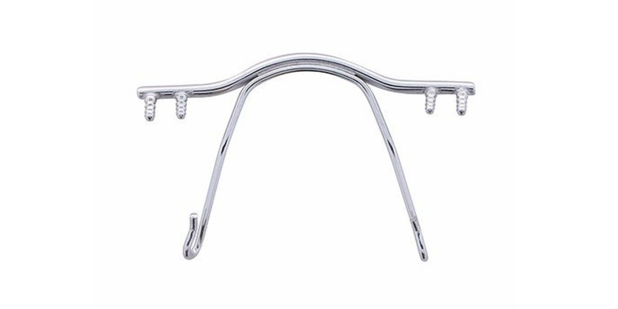 Ponti in acciaio per glasant attacco a perni plastica