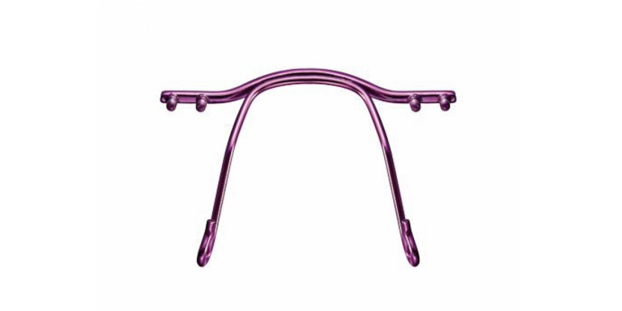 Ponti in acciaio per glasant attacco a perni plastica